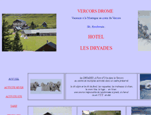 Tablet Screenshot of lesdryades.fr